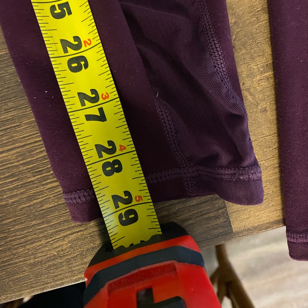 EUC Fabletics Powerhold Deep Purple Leggings and Capri Two Pairs - Picture 5 of 10